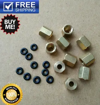 

10 pcs/lot Roland Mimaki Mutoh Small Damper Nuts screw with O-ring ( small Copper Thread )