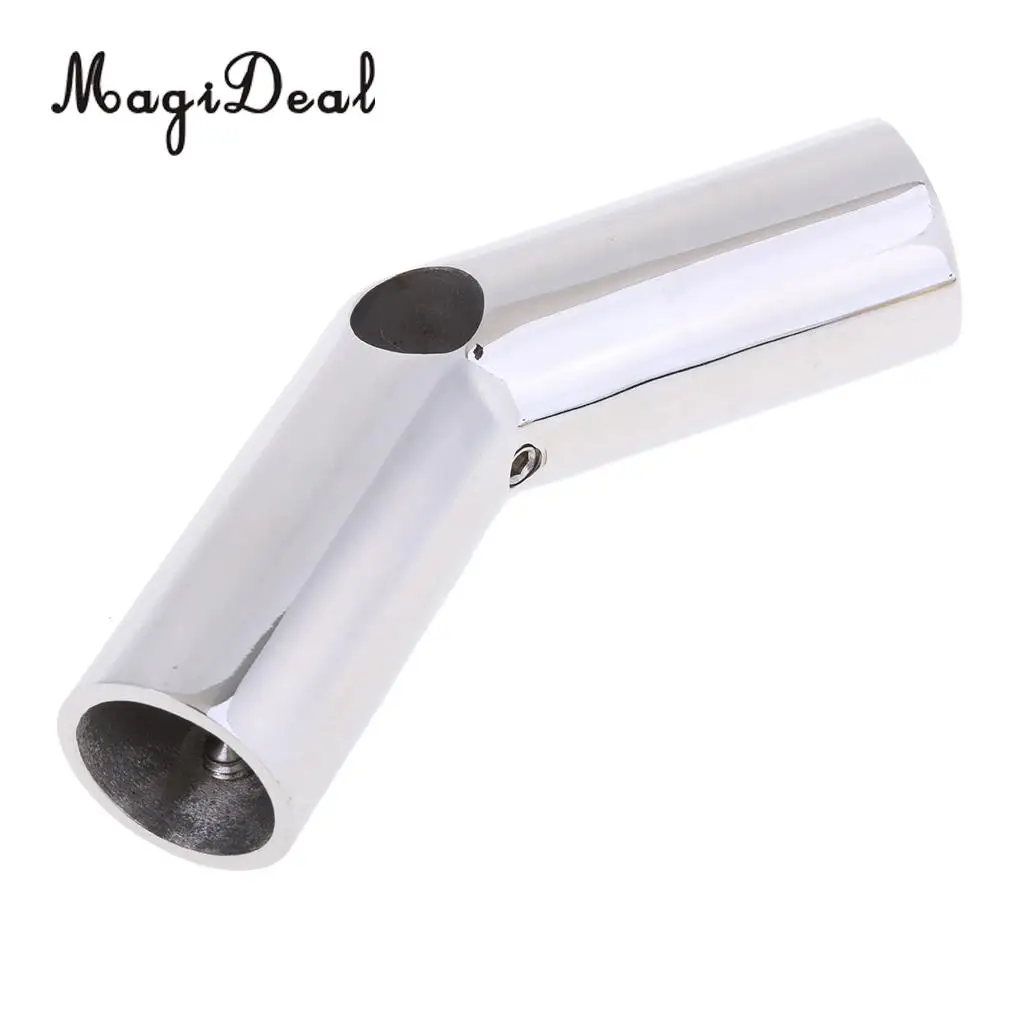 MagiDeal Durable Stainless Steel Marine Boat Hand Rail 140 Degree Bow Form 7/8' 22mm for Kayak Canoe Boating Dinghy Yacht Silver
