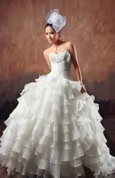 Свободные невест доставки горничной платья 2016 свадебные платья макси лонг продольный бежевый свадебное платье милая с бисером и блестками