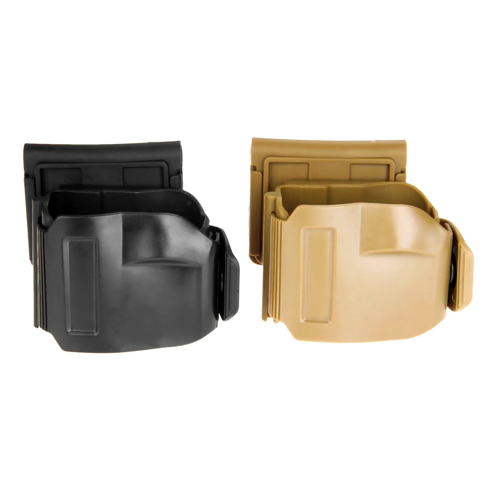 Tactical Hunting Glock Clip Right Hand 360 Degrees Rotation MOLLE Belt Waist Pistol Holster For GLOCK 17 19 22 23 Black /Sand