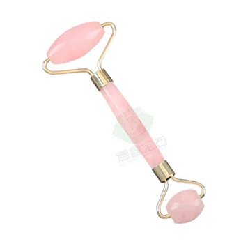 

by dhl or ems 100sets 100% Natural Rose Quartz Roller Massage Plate Gua Sha Scraping Tool Facial Back Relax Body hot