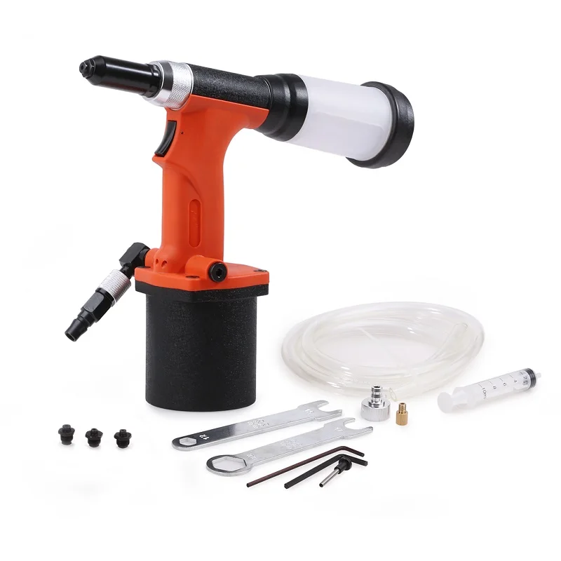Riveteuse pneumatique avec kit de pistolet aveugle pour pistolet /à riveter avec poign/ée aveugle 2.4-5.0mm pour industriel