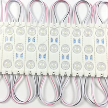 Светодиодный модуль инжекторный DC12V 1,2 W 3 светодиодный 150lm 60 мм* 13 мм, алюминиевая печатная плата супер светодиодный модуль для знак 3 года гарантии высокая яркость