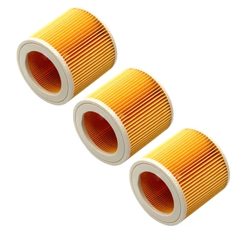

3pcs Vacuum Filter Elements For Karcher WD2 WD3 Premium Household Cleaning Supplies Vac Cleaner Replace Part