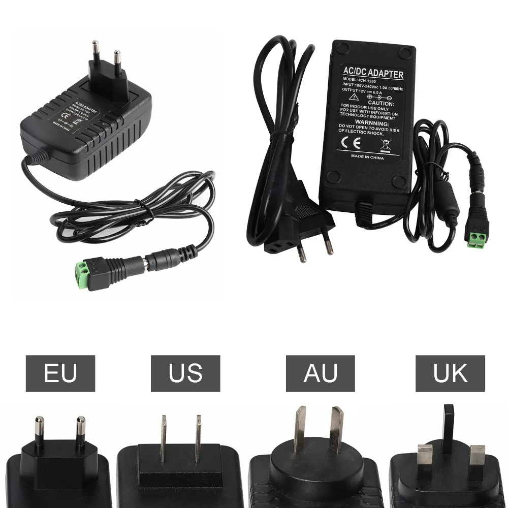 

Better quality Power Supply DC12V 1A 2A 3A 4A 6A 8A LED driver 12V 12 volts V Adapter lighting transformers 110V 220V 220 IL
