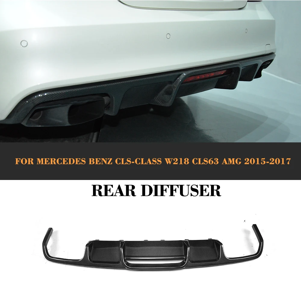 W218 Carbon Fiber Front Bumper Splitter for Mercedes Benz W218 CLS63 AMG 15-17