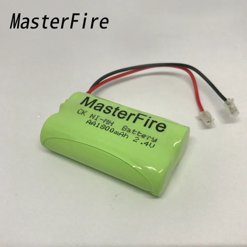 Masterfire 5 упак./лот Новый Ni-MH AA 2.4 В 1800 мАч Ni-MH беспроводной телефон Батарея Аккумуляторы пакет с Вилки