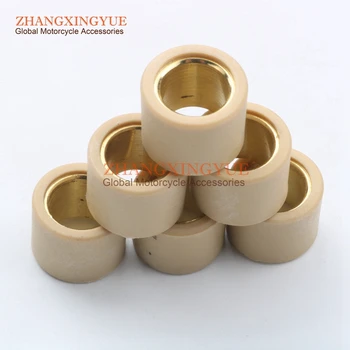 

6PC Variator Weights Round 21x17mm 13g for PIAGGIO 300 Beverly Carnaby Cruiser Mp3 Vespa Gts Super X7 Evo Ie Eu3 300cc