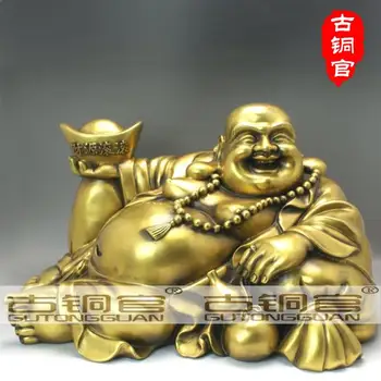 

wholesale bronze factory copper maitreya supplies copper art buddha decoration bronze factory Pure Brass statue
