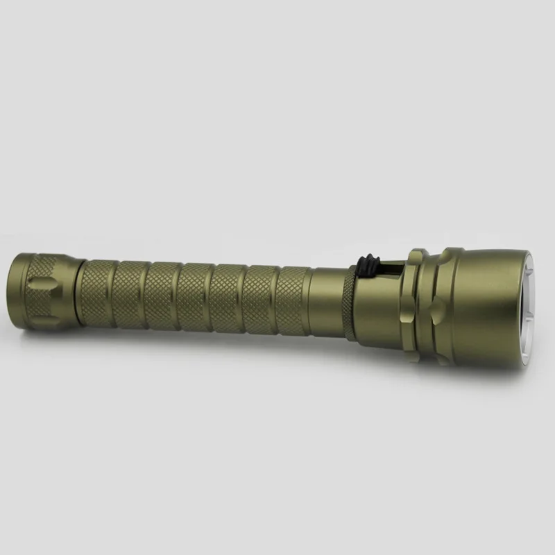 

KC fire DL0019G Aluminum alloy material 3* xml-l2 2*18650 battery 3000LM outdoor strong light stepless dimmer diving flashlight