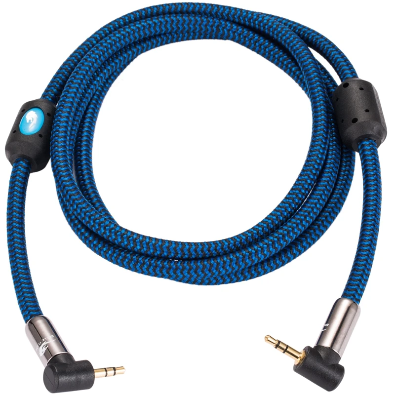 Hifi Mini Jack 3 5 to 3 5 AUX Cable for MP3 PC Headphone Mobile Car Angle 3 5mm Male to Male OFC Audio Cable 1M 3M 5M 8M 10M 12M