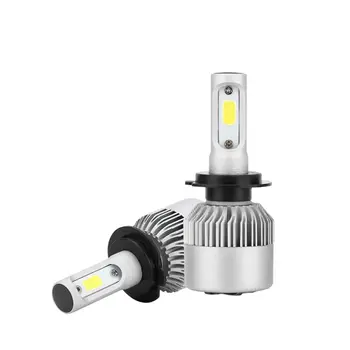 

2PCS H7 Car Headlight Bulbs Waterproof LED Car Headlight White Light Front Light Bulb Conversion Kit