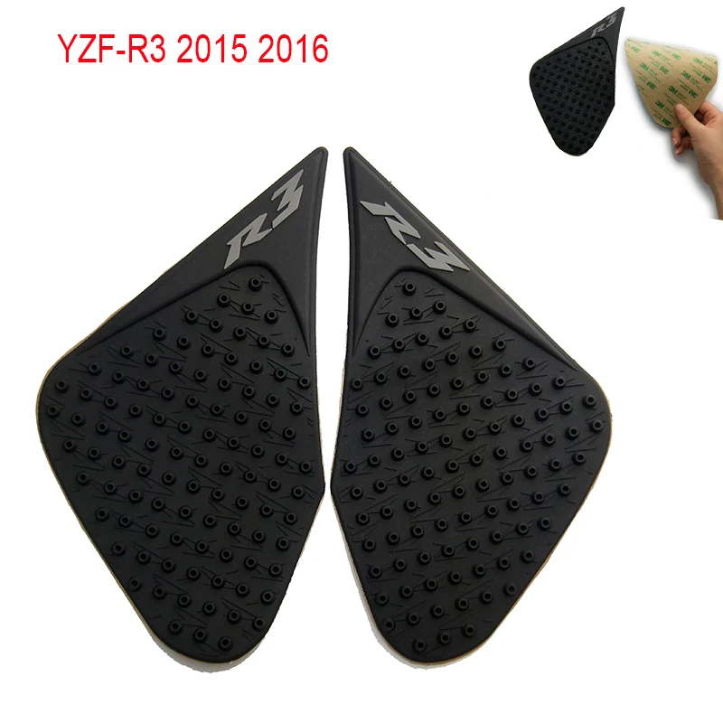wei/ß Anti-Rutsch-Aufkleber Motorrad Gashboard Pad Knie Fuel Knie Grip Protector f/ür Yamaha YZF R1 2007-2008