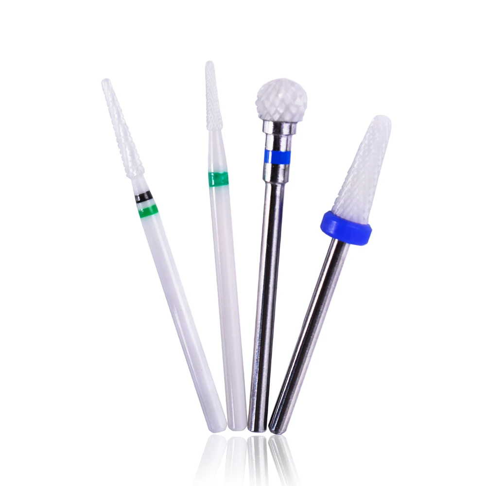 

2018 Professional Cone Short Needle Ceramic Nail Burr Electric Nail Art Drill Bit Cutter for Salon Manicure Nail Accessory TR632