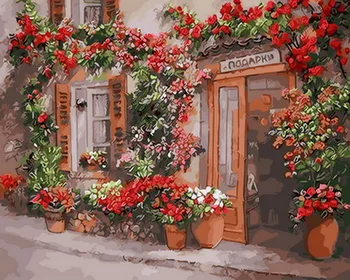 

Frameless oil painting by numbers paint by number for home decor oil picture painting 5065cm patio