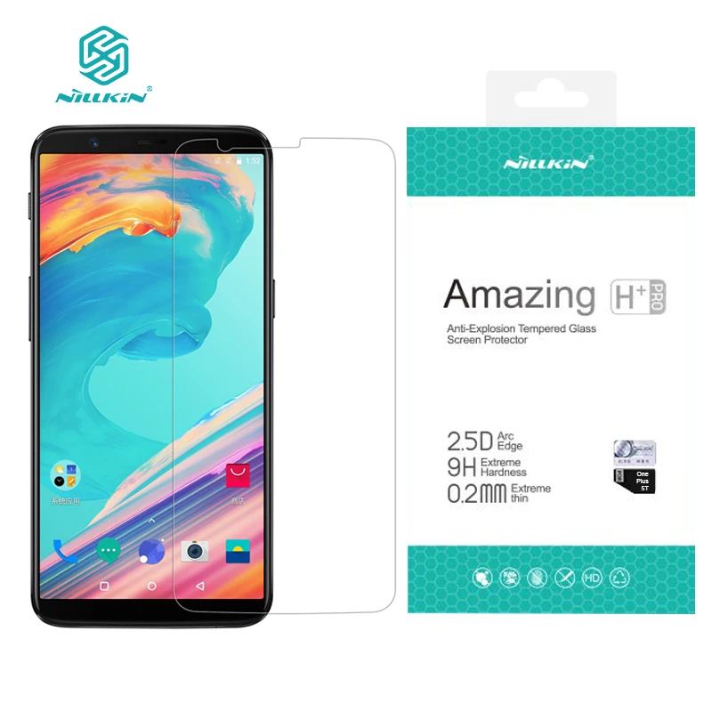 6 01 дюймов one plus 5t защита экрана NILLKIN Amazing H + PRO закаленное стекло для oneplus ONE PLUS 5 T
