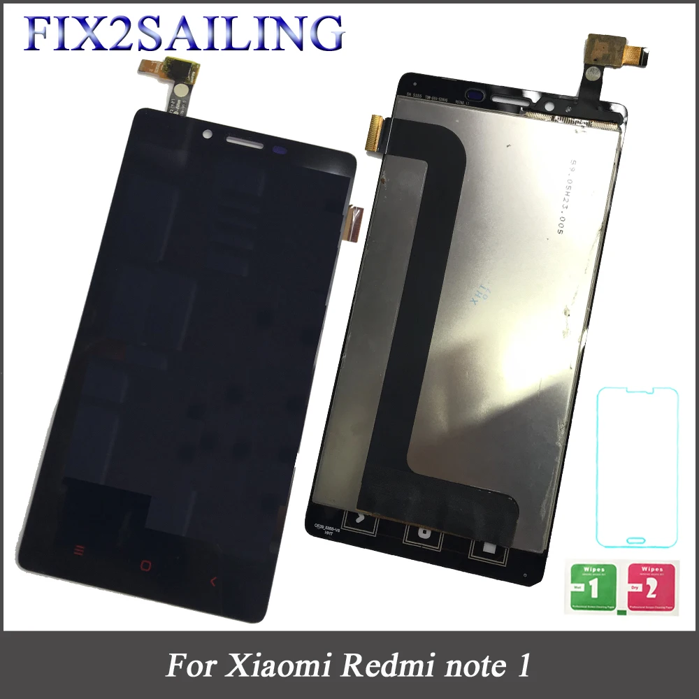 

100% Tested Working New LCD For Xiaomi Redmi Note 1 LCD Display Screen Touch Digitizer Replacement For Xiaomi Note