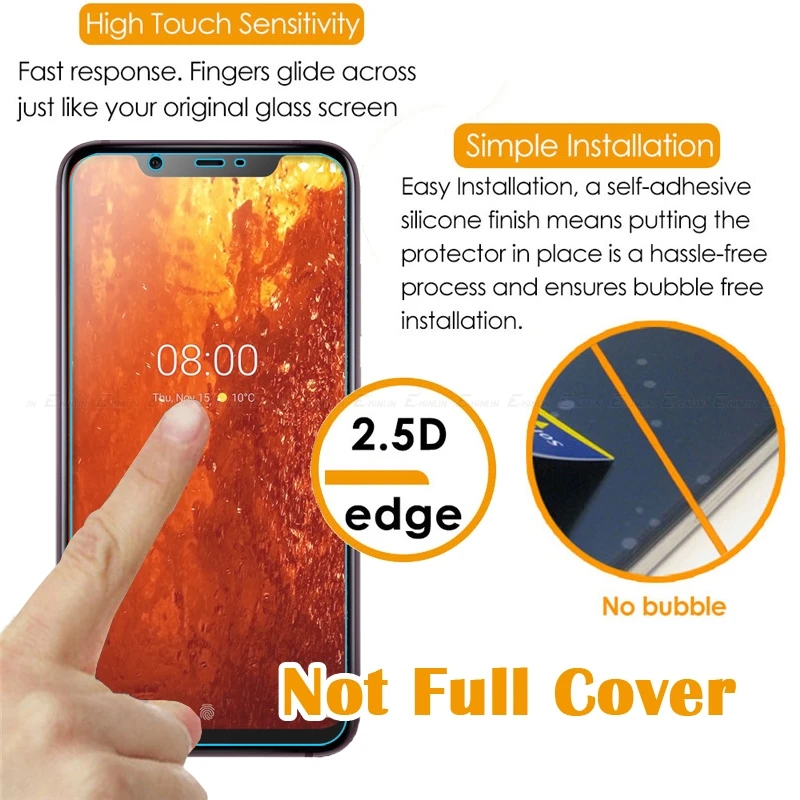 Защита для экрана из закаленного стекла Nokia 8 1 7 2 6 5 3 4 2018 плюс пленка|Бамперы| |