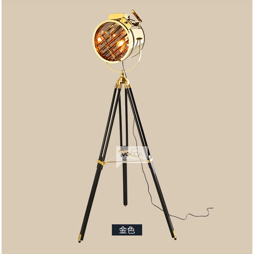 Современный светодиодный прожектор напольные светильники штатив основание золотые стоячие лампы хромированный абажур стоячие огни металлические напольные лампы Luminaria