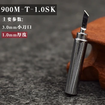 

1lot Lead-free solder Iron tip 900M-T-1.0SK for hakko 936 saike 909 aoyue Lukey 852D soldering rework station