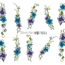 20 листов/много смешанных yb-037-yb-048 серии Симпатичные передача воды Стикеры ногтей Стикеры