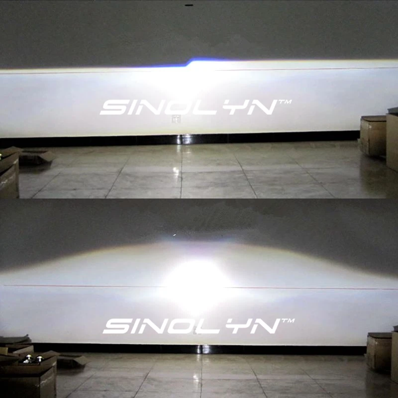 Линзы для фар Sinolyn для peugeot 307 408 308 HID проектор Биксеноновые линзы 3,0 ''аксессуары модифицированный стиль использования H1 Ксеноновые лампы