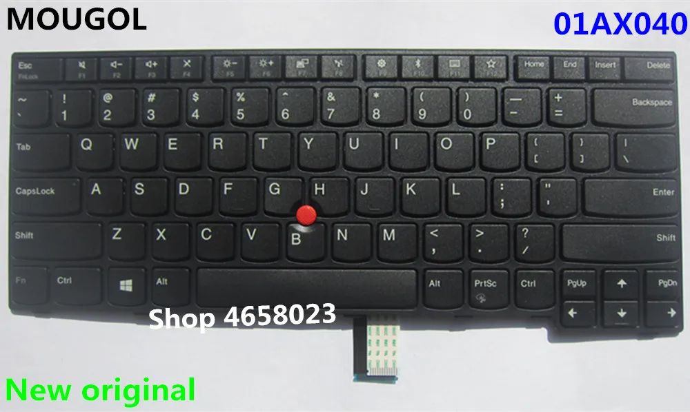 MOUGOL новая Оригинальная клавиатура для ThinkPad E470 E470C E475 FRU 01AX000 01AX040 01AX080 PN SN20K93235 PK1311N3A00