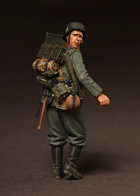 1/35 фигурки из смолы, модель, комплекты WW2, немецкая пулеметная команда, в разобранном виде, Неокрашенная