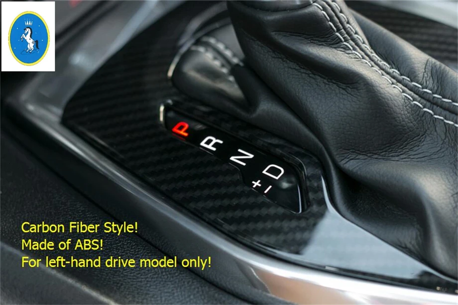 

Interior For Chevrolet Camaro 2016 2017 ABS Carbon Fiber Style Transmission Shift Gear Panel Cover Trim 1 Piece