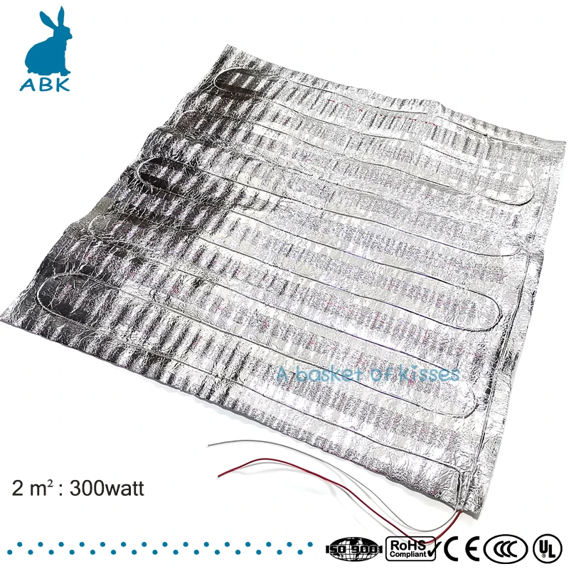 

300watts 2Square meter Convenient carbon fiber Heating cable module Floor heating Low cost carbon fiber heating wire