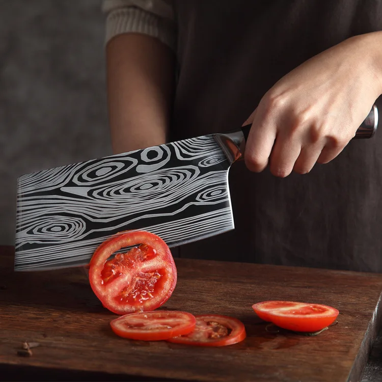 

6.5 inch Stainless Steel Kitchen Chopping Knife Sharp Kitchen Knife For Chop Bone Fish Professional Chinese Kitchen Chef Knife