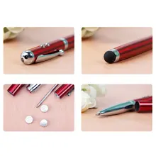 Etmakit горячий продавать 4 в 1 лазерная указка светодиодный фонарик Сенсорный экран Стилус ручка для iPhone для Ipad samsung портативный