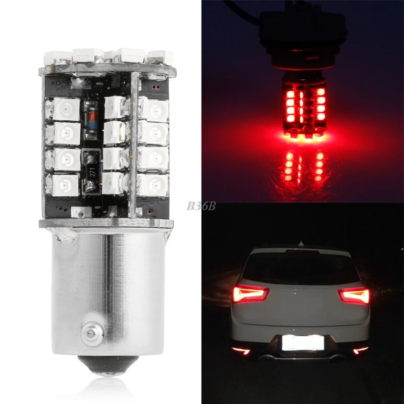 

12V DC 1156 3528 44 SMD LED Brake Light Lamp Bulb Canbus Error Free Red New