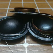 2 шт. ID: 26 мм Роговая звуковая катушка шелковая диафрагма Купол 4 Ом твитеры громкоговоритель динамик-свинец в том же направлении 45 градусов