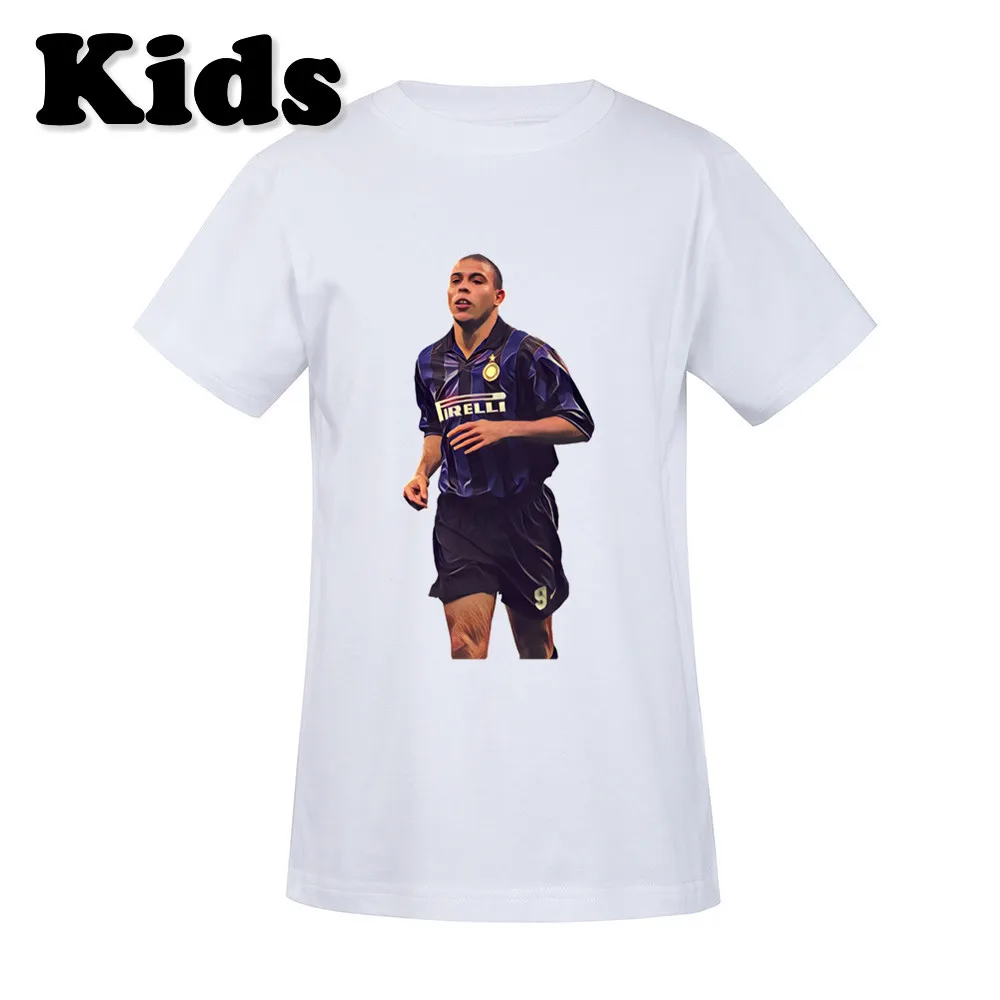 

Children #9 R9 Ronaldo Luis Nazario De Lima Kids T-shirt Clothes T Shirt Youth boys girl tshirt for fans gift o-neck tee 0328-2