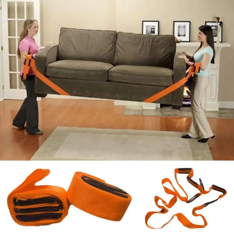 2 шт. подъемный подвижный ремень мебельный транспортный ремень в наручных ремнях командные ремешки моторирующий ремень оранжевый