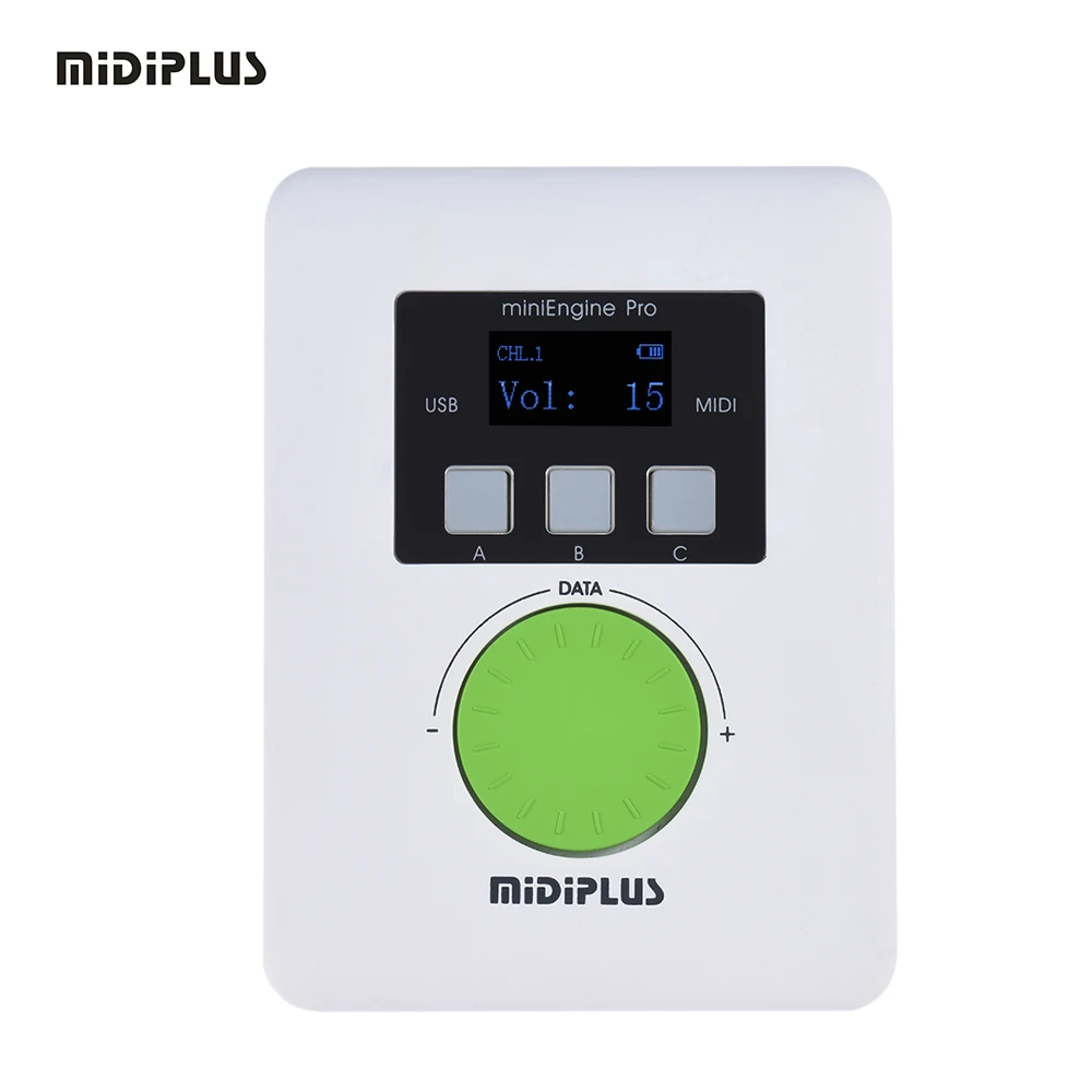 

MIDIPLUS Sound Module USB miniEngine Pro External Sound Module Built-in Rechargeable Lithium Battery 128 MIDI Sounds 64 Tones