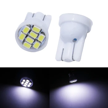 

20pcs/lot LED Bulb For Cars T10 12v Canbus 194 W5W 1206 SMD Parking Signal Reading Clearance Trunk Light Dropshipping For Lada