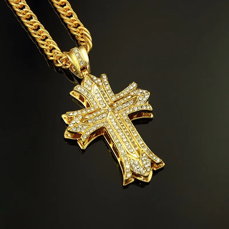GOLD CROSS NECKLACE