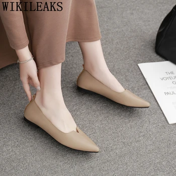 

Creepers Wide Fit Shoes Woman Leather Harajuku Shoes Slip On Shoes For Women Loafers Flats Women 2020 Tenis Feminino Casual Buty