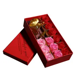 Свадебные украшения в виде роз 13 шт./кор. цветок искусственный цветок розы подарок на день Святого Валентина