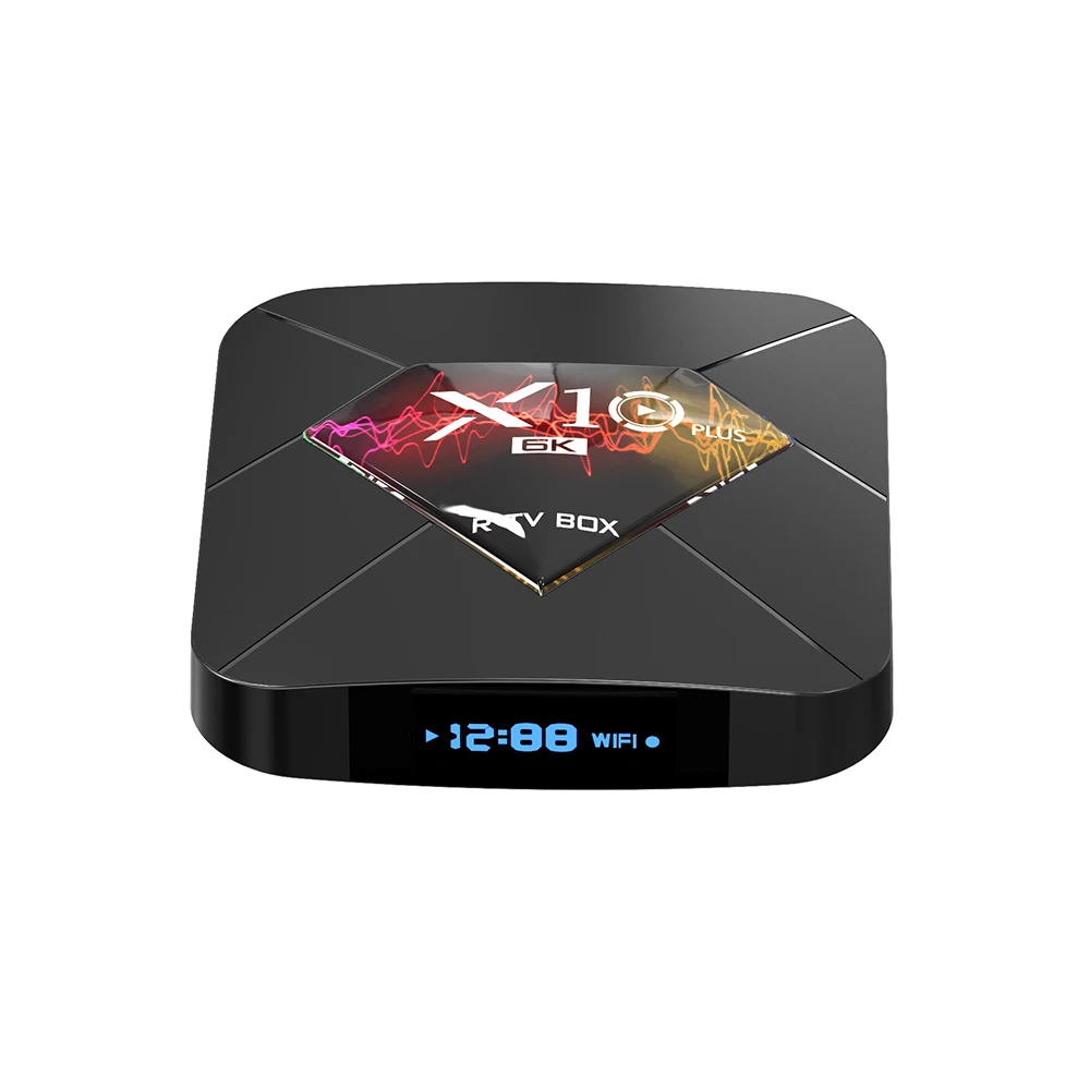 Android 9 0 Smart TV Box X10 Plus Allwinner H6 четырехъядерный ТВ бокс 4 Гб ОЗУ 32 ГБ/64 телеприставка