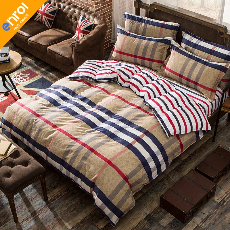

Textiles Stylish Simplicity Striped Cartoon 3/4pcs Bedding Sets Contain Duvet Cover Bed Sheet Pillowcase 1m/1.8m/2m Bed