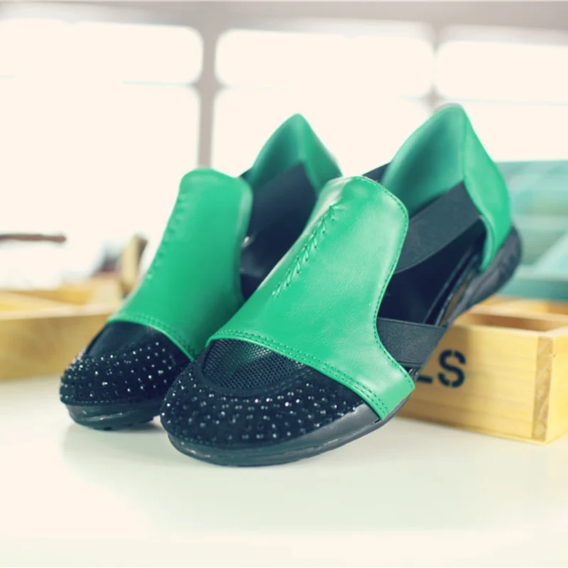 Summer Sandals Women 2018 Lady Yellow Red Shoes Woman Platform Flats Shoes Causal Rhinestone Sandals Roma Female Gladiator Shoes (38)