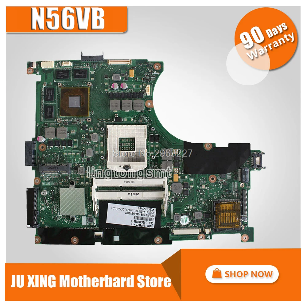 

N56VB laptop PM GT740M 4G DDR3 N13P-GLR-A1 REV2.3 Original for ASUS N56V N56VV N56VZ N56V N56VJ N56VJ mainboard motherboard