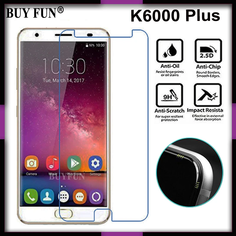 Закаленное стекло 9 H для Oukitel K6000 Plus Защитная пленка K 6000 Plus|9 h|screen protector filmscreen protection