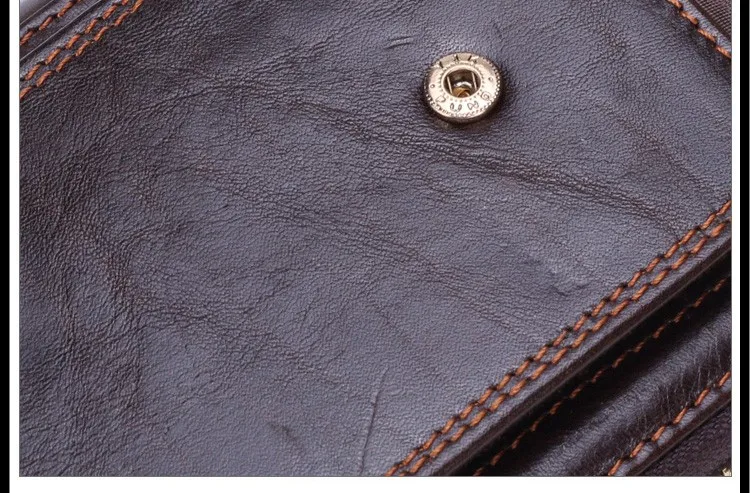 Men genuine leather wallet 22