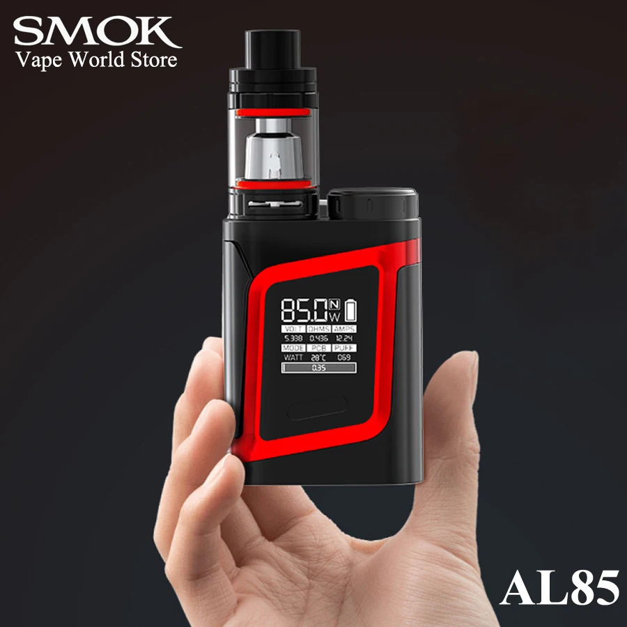 SMOK AL85 Kit Electronic Cigarette Vaporizer Alien 85W Vape Box Mod E Cigarette Mech Mod Kit VS Mini S067 SMOK AL85 Kit Electronic Cigarette Vaporizer Alien 85W Vape Box Mod E Cigarette Mech Mod Kit VS Mini S067