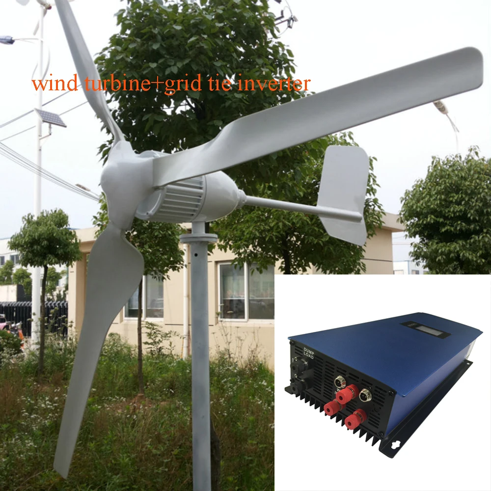 MAYLAR 1000W 24V Wind Turbine Dolphin+1000W 22 60VDC Wind Grid Tie