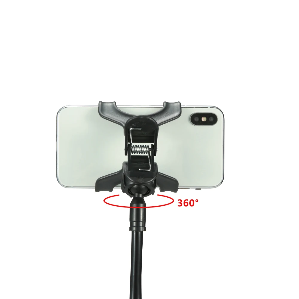 Длинный кронштейн KISSCASE вращающийся на 360 градусов гибкий для iPhone X 7 Samsung A50